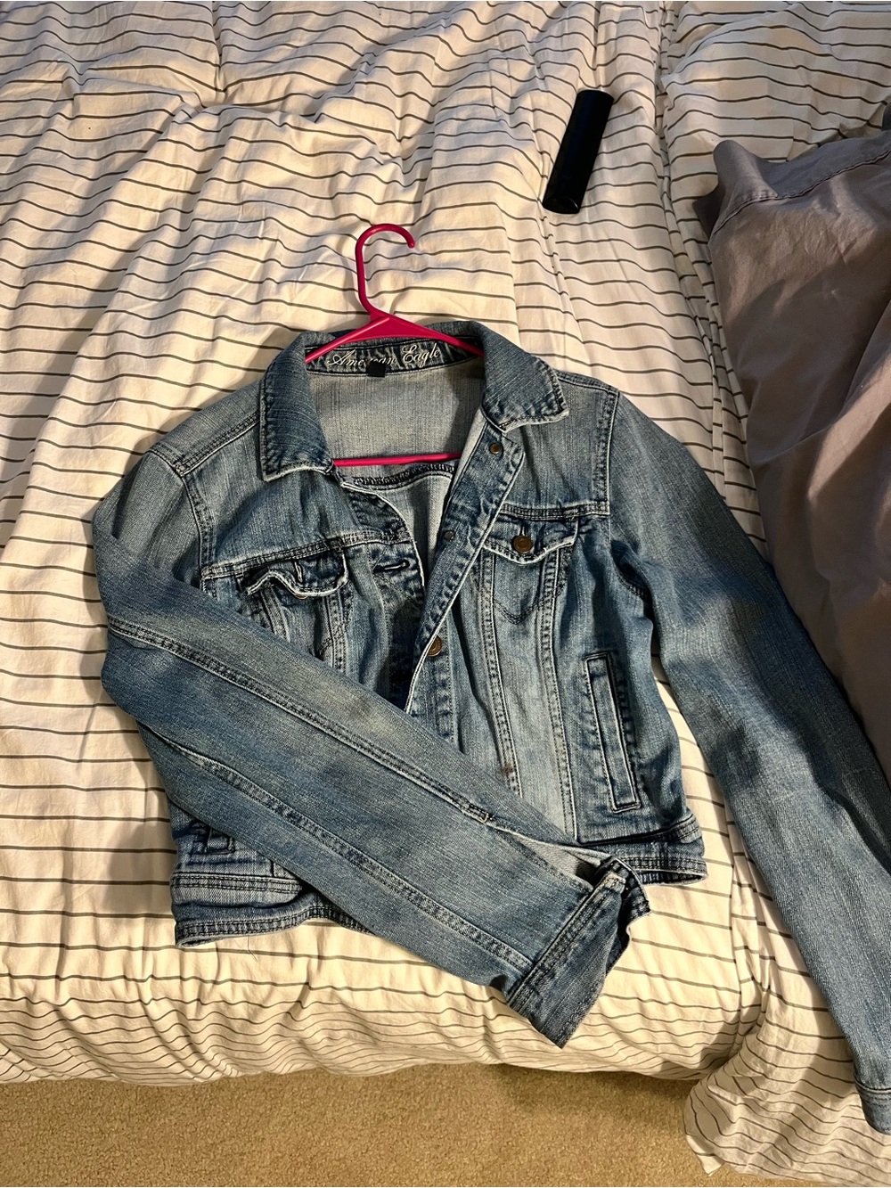 Vintage American Eagle Outfitters Light Blue Denim Jean Jacket